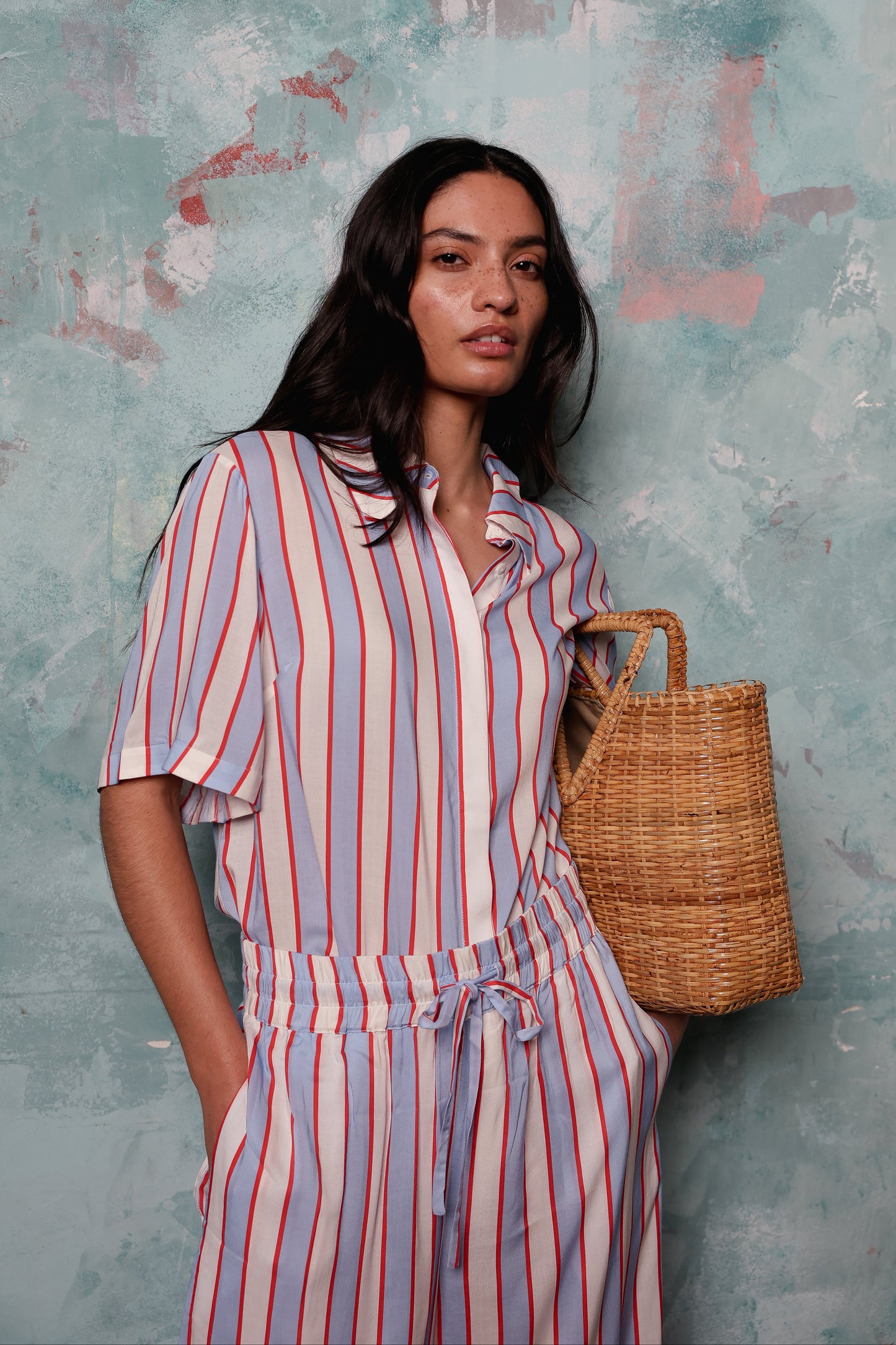 Antibes Seaside Stripe Set