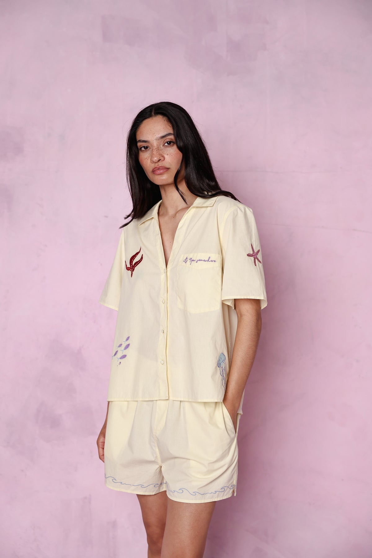 Matilda Oceanus organic cotton embroidery set