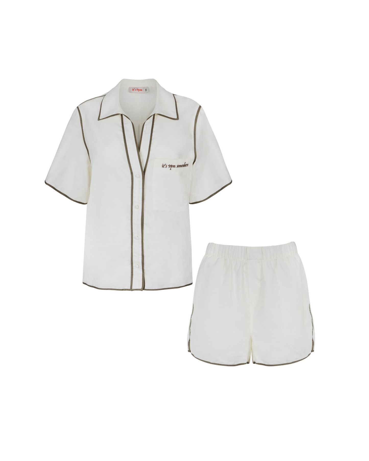 Matilda Cream Linen Set