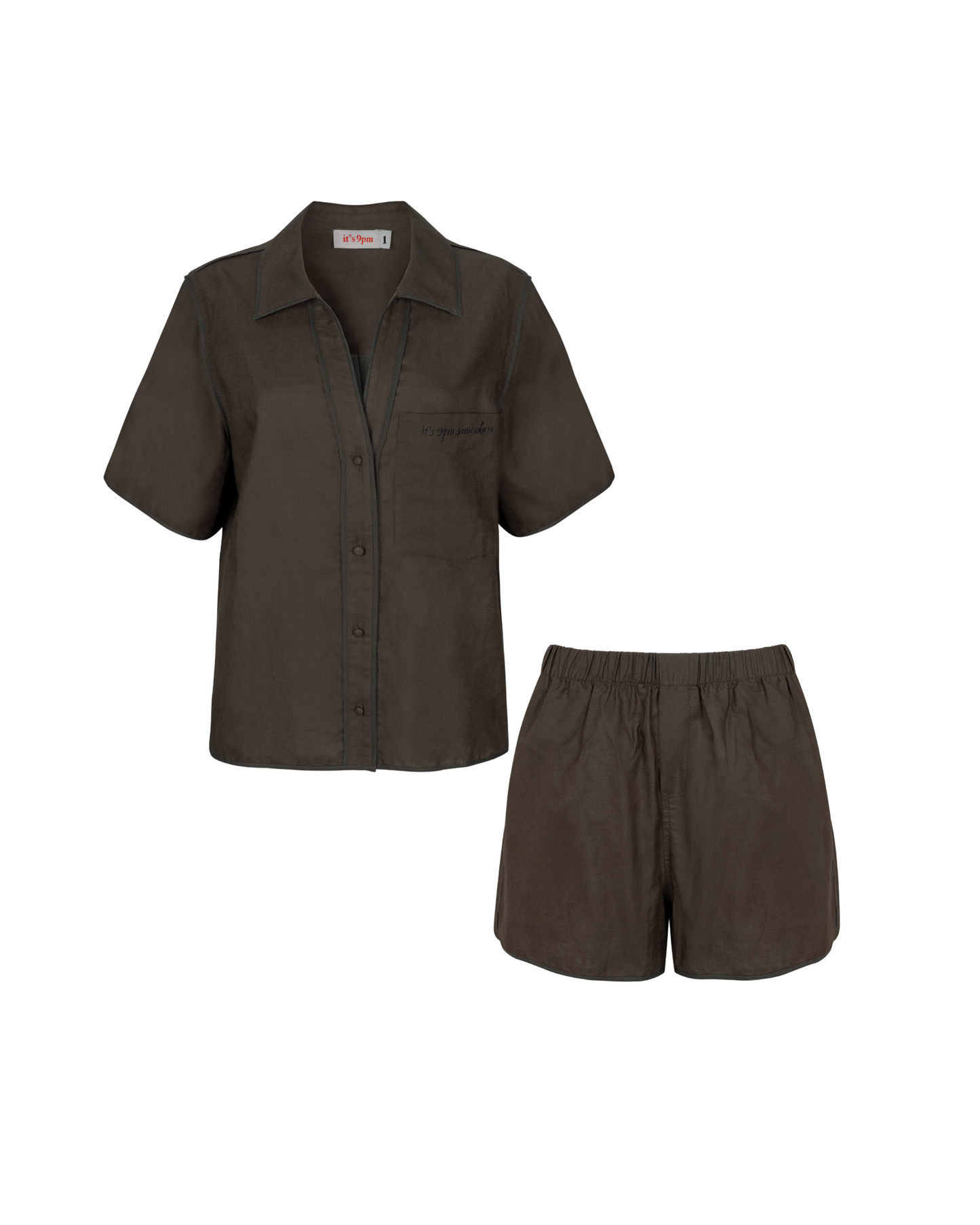 Matilda Wasabi Linen Set