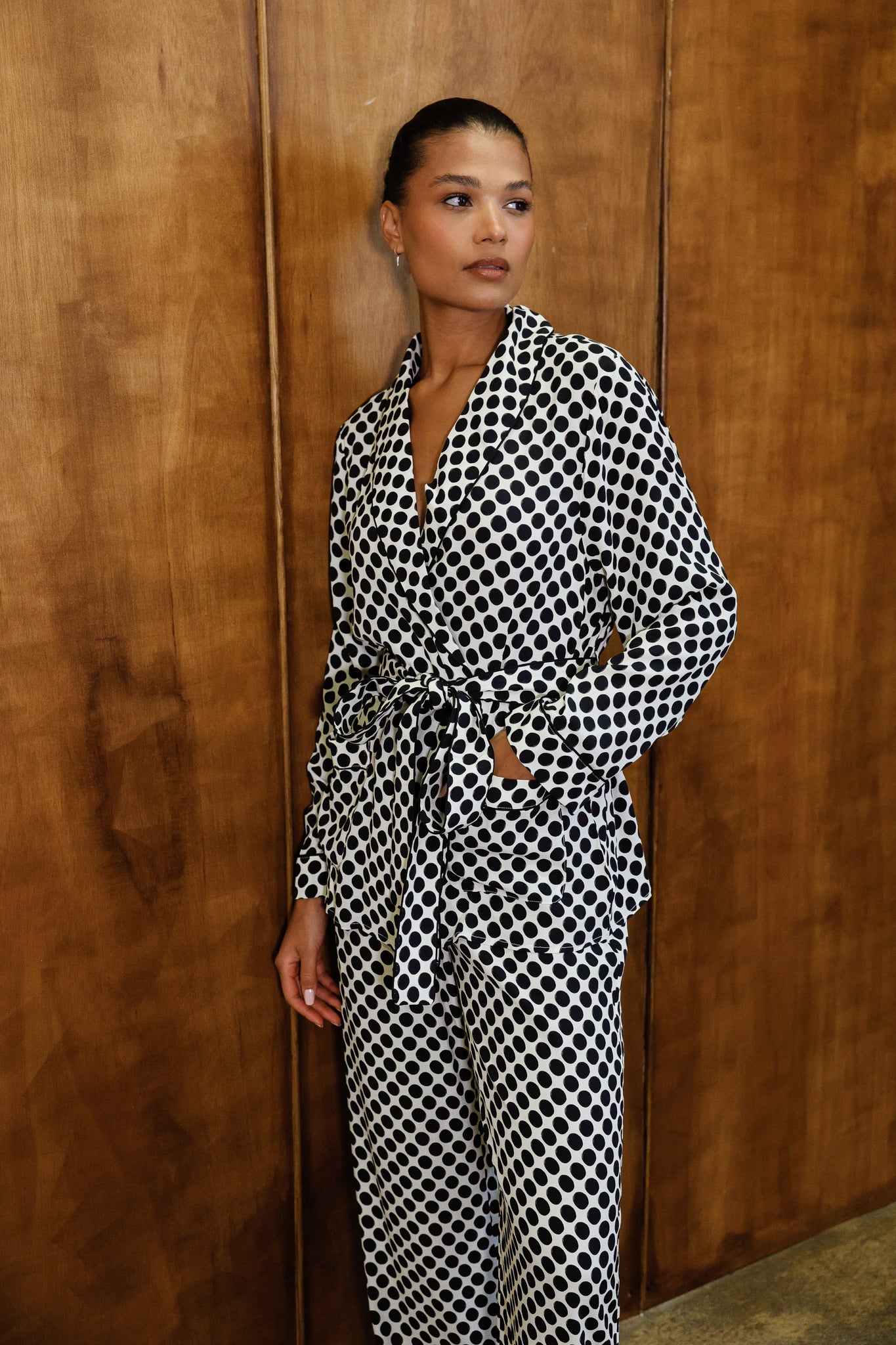 Rizzo Polka Dot Smoking Suit