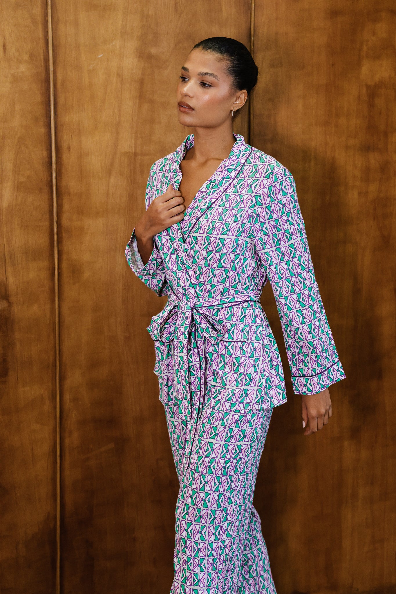 Rizzo Bespa Cream Smoking Suit