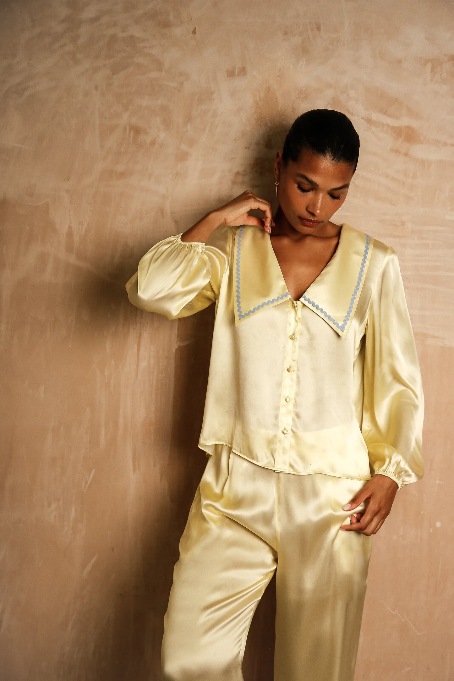 Frenchie pear silk set