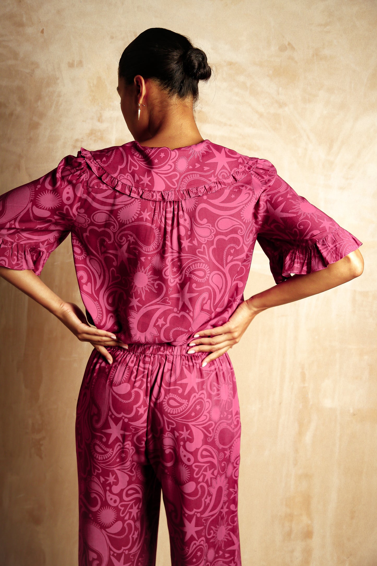 Selene Ruby Paisley Set