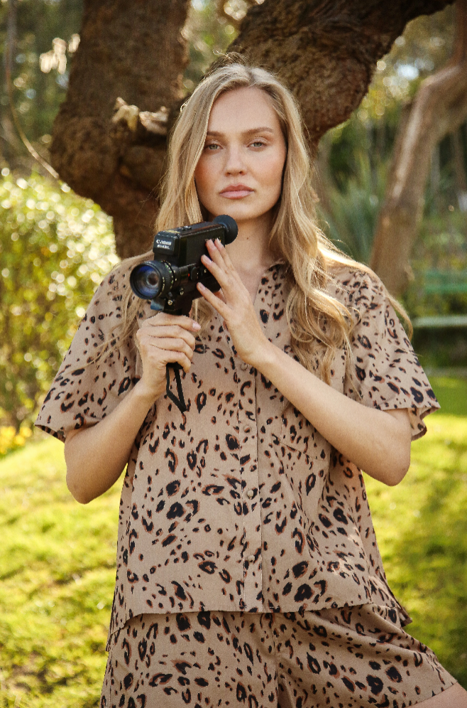 Matilda Leopard Cotton Set Sample
