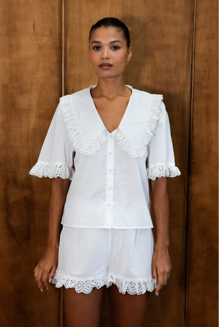 Luna Broderie Organic Cotton Set Sample