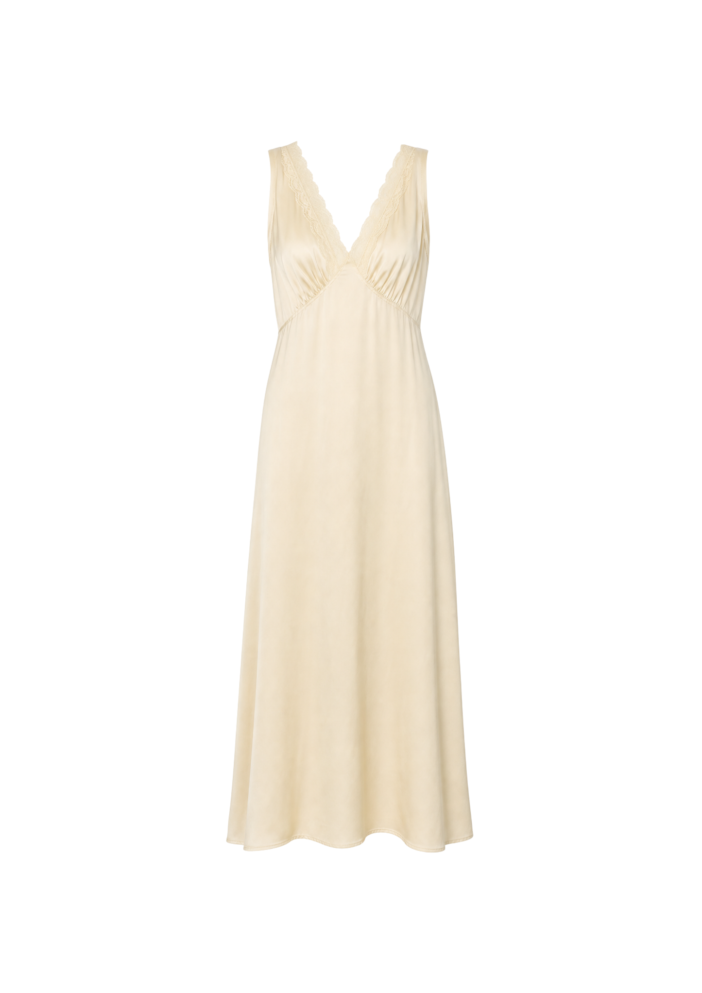 Shauna pear silk dress