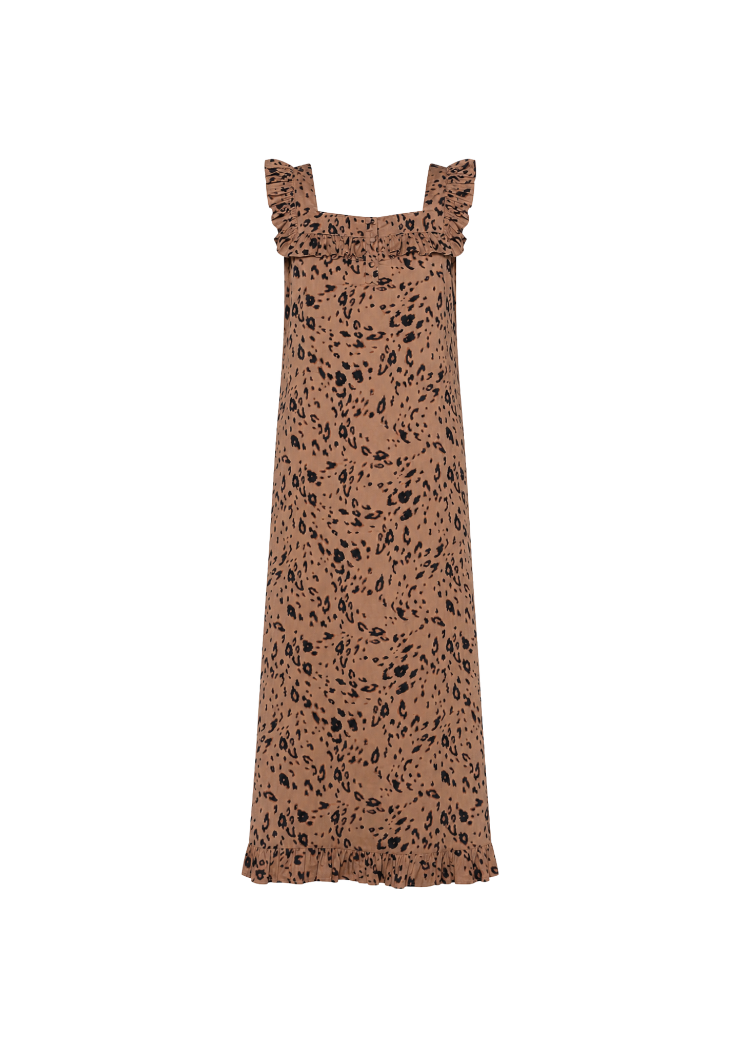 Lucinda organic cotton leopard dress