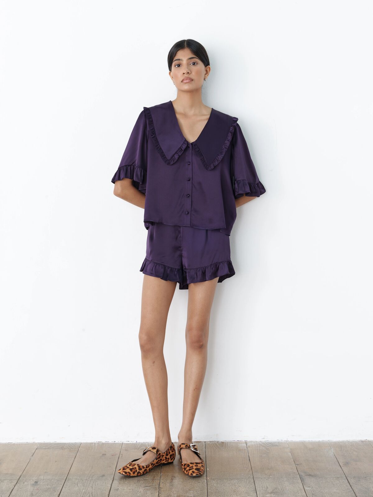 Luna purple haze silk set
