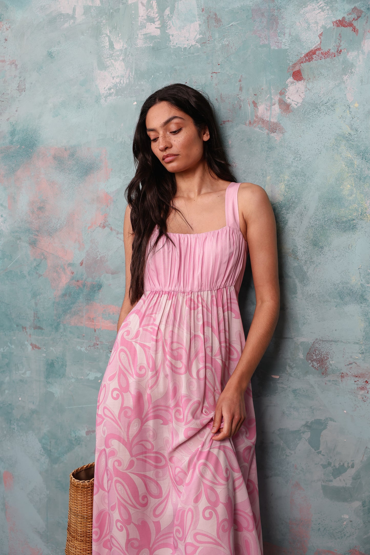 Tropez Pink Psychedelic Swirl Dress