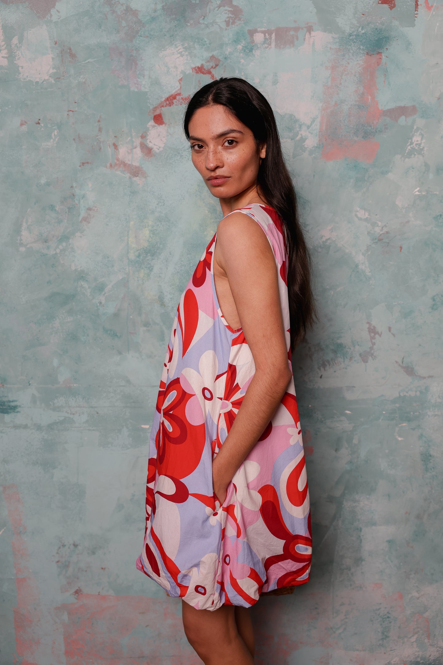 Suzi Bubble Hem Dress