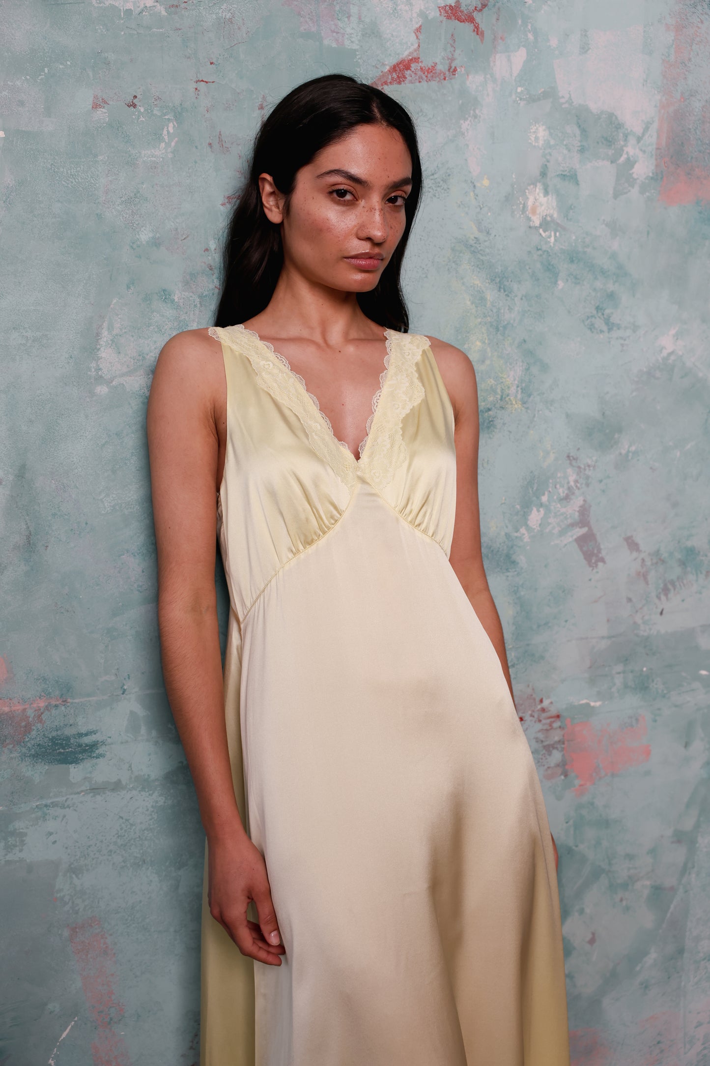 Shauna Pear Silk Dress