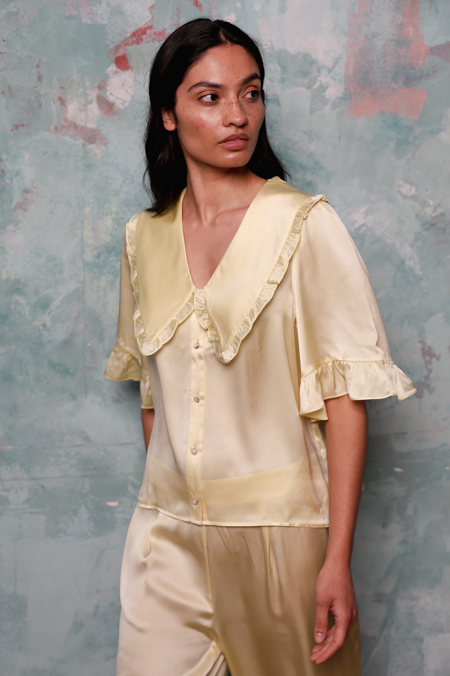 Selene Pear Silk Set