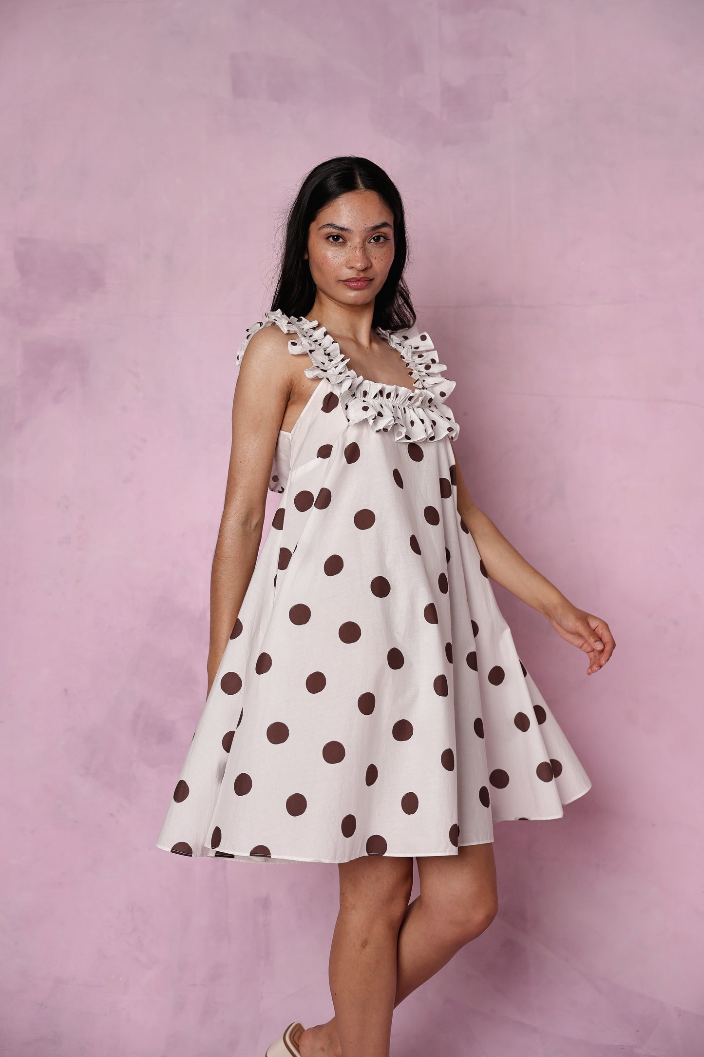 Penelope organic cotton cream dress