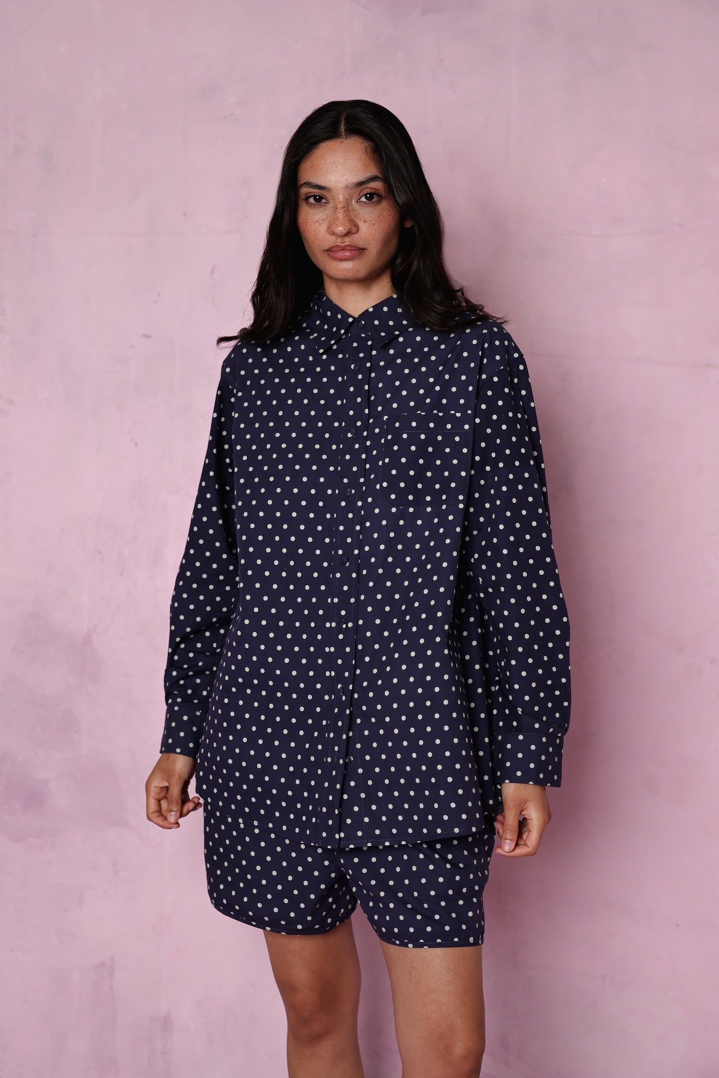 Jessie organic cotton navy set