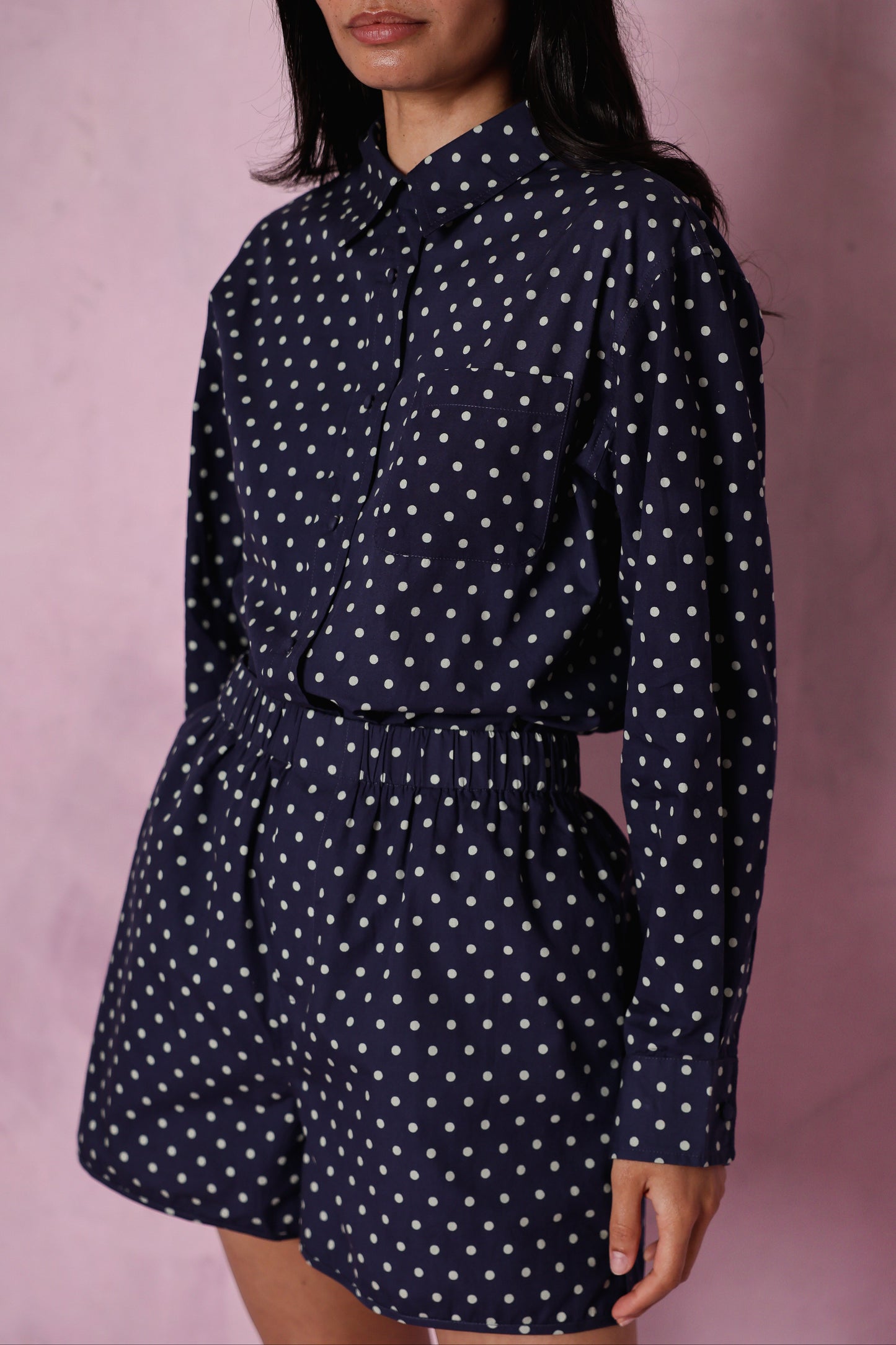 Jessie organic cotton navy set