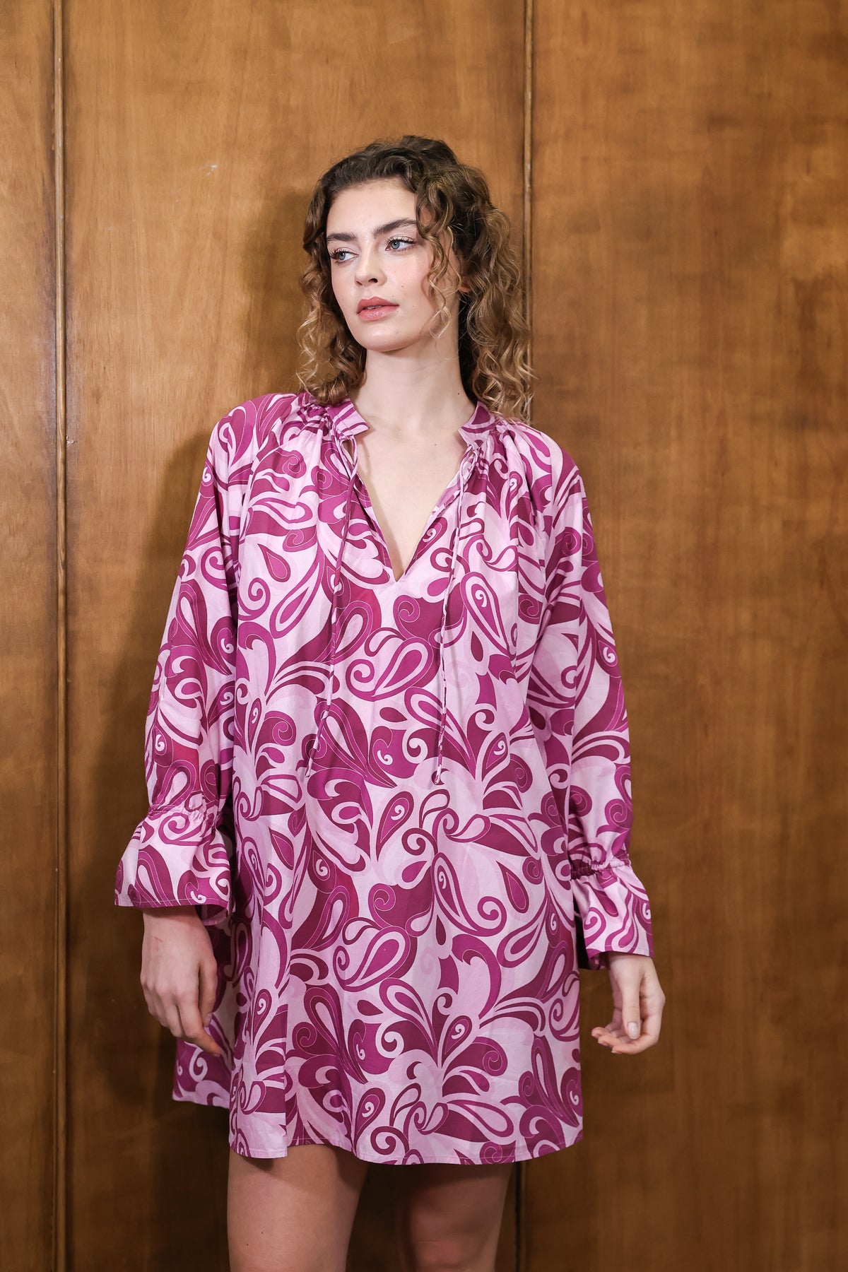 Margot Paisley Cotton Dress