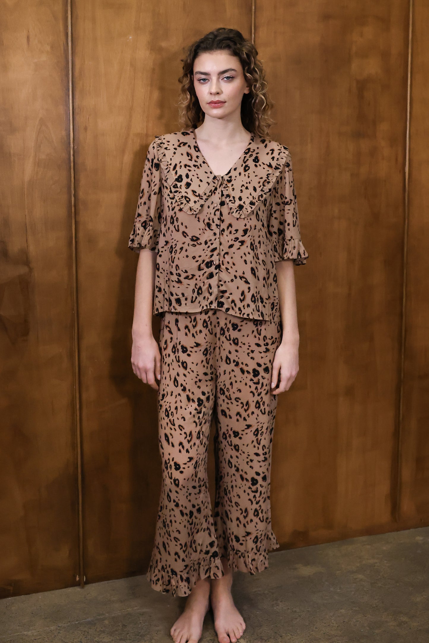 Selene Brushstroke Leopard Set