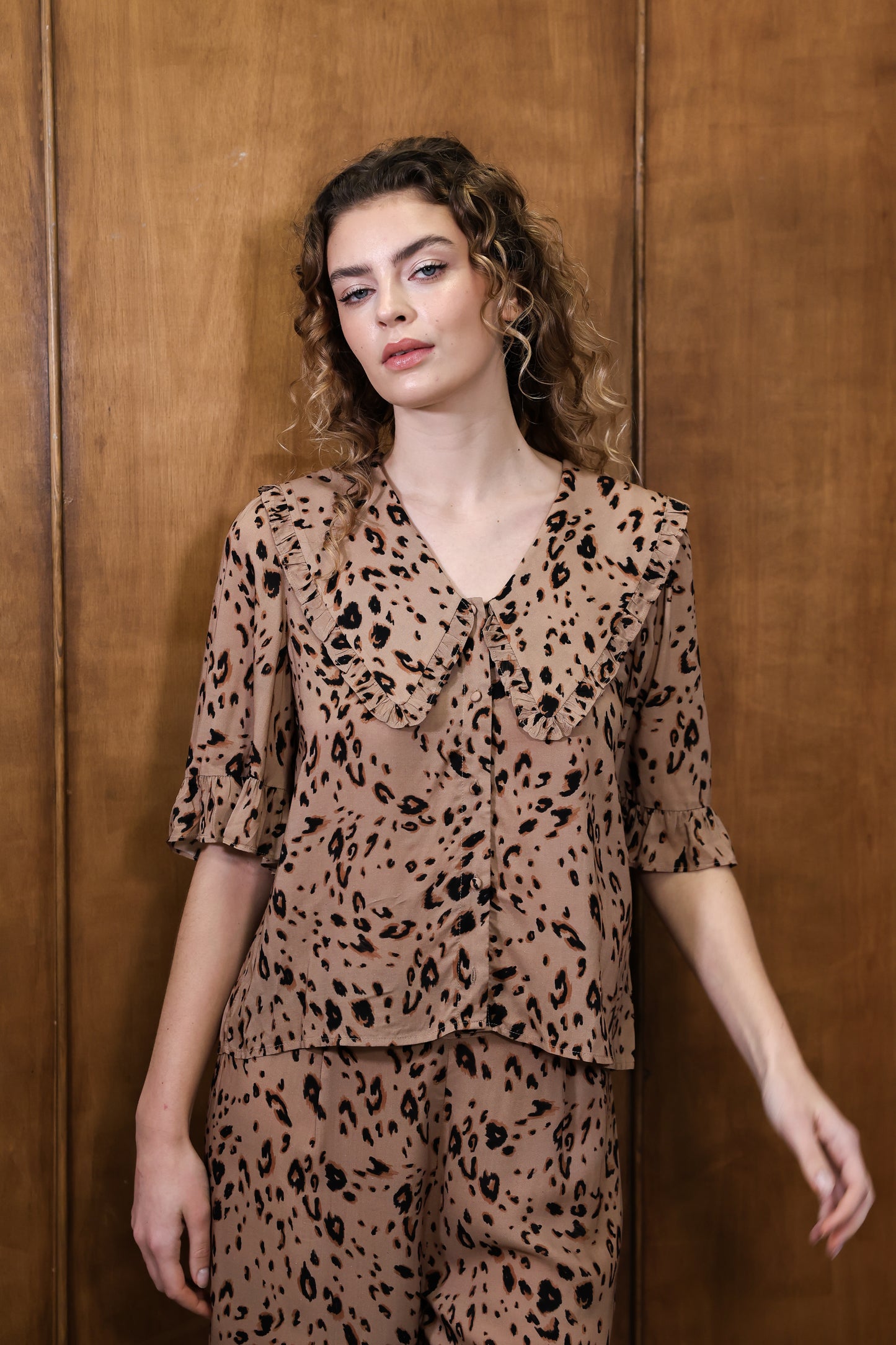 Selene Brushstroke Leopard Set