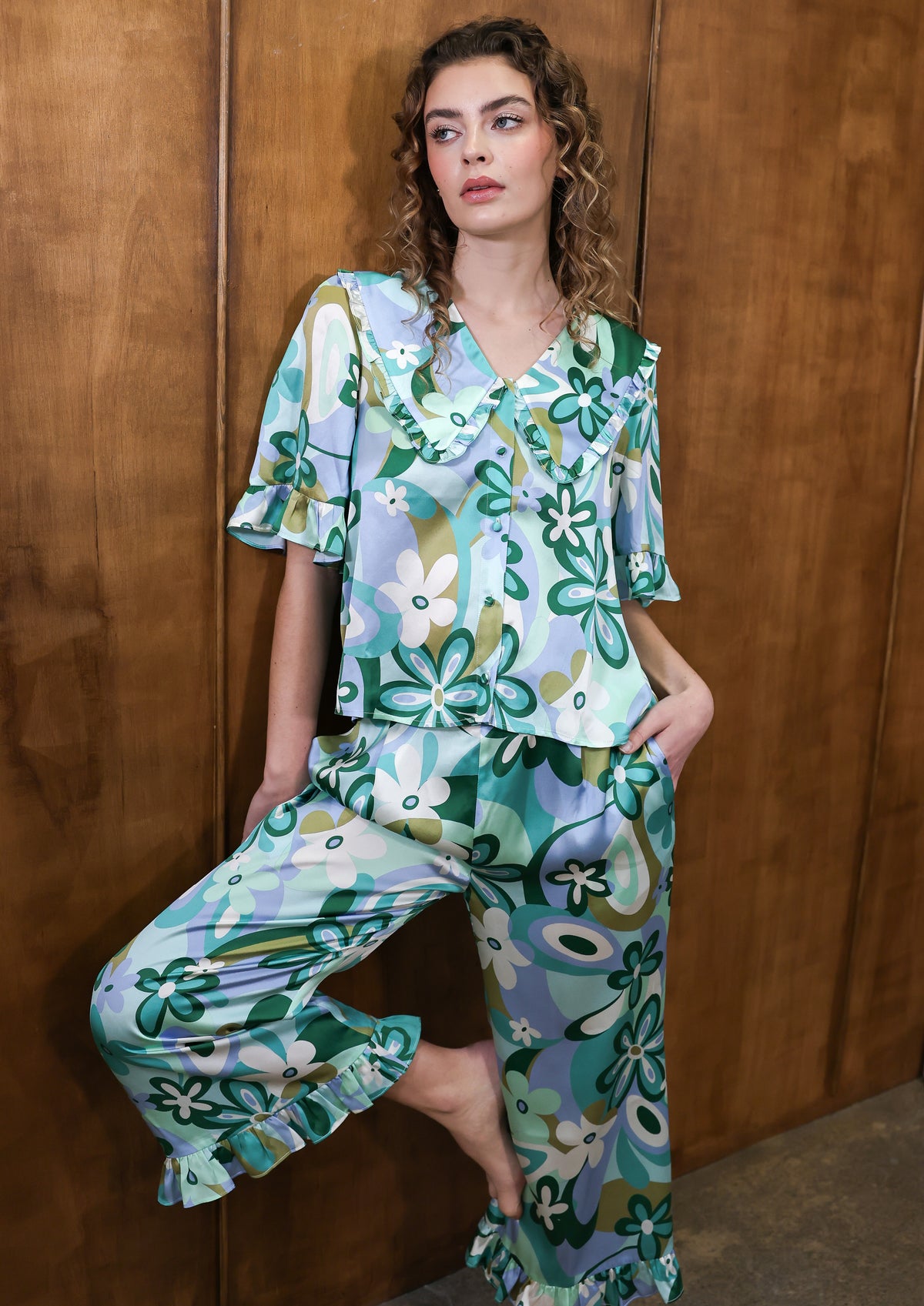 Selene Paisley Silk Set