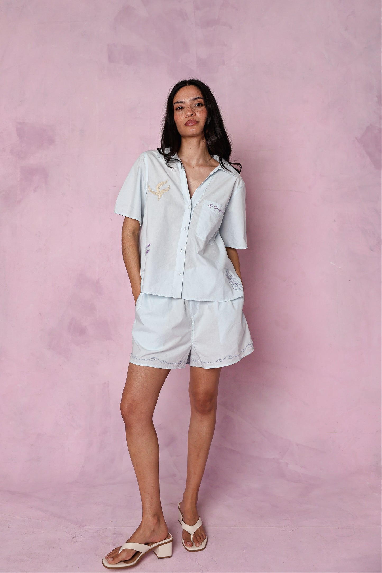 Matilda Oceanus organic cotton embroidery set