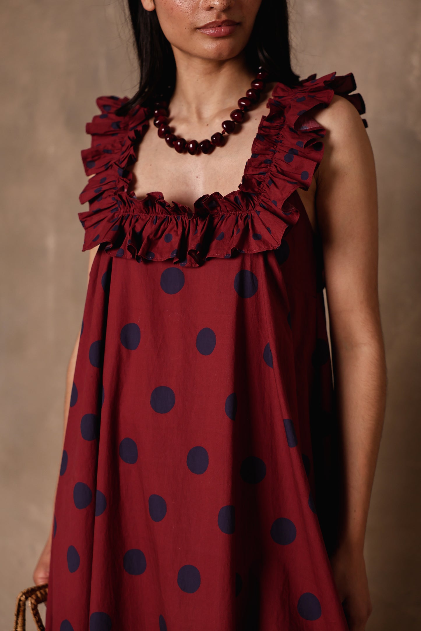 Penelope organic cotton ladybird dress
