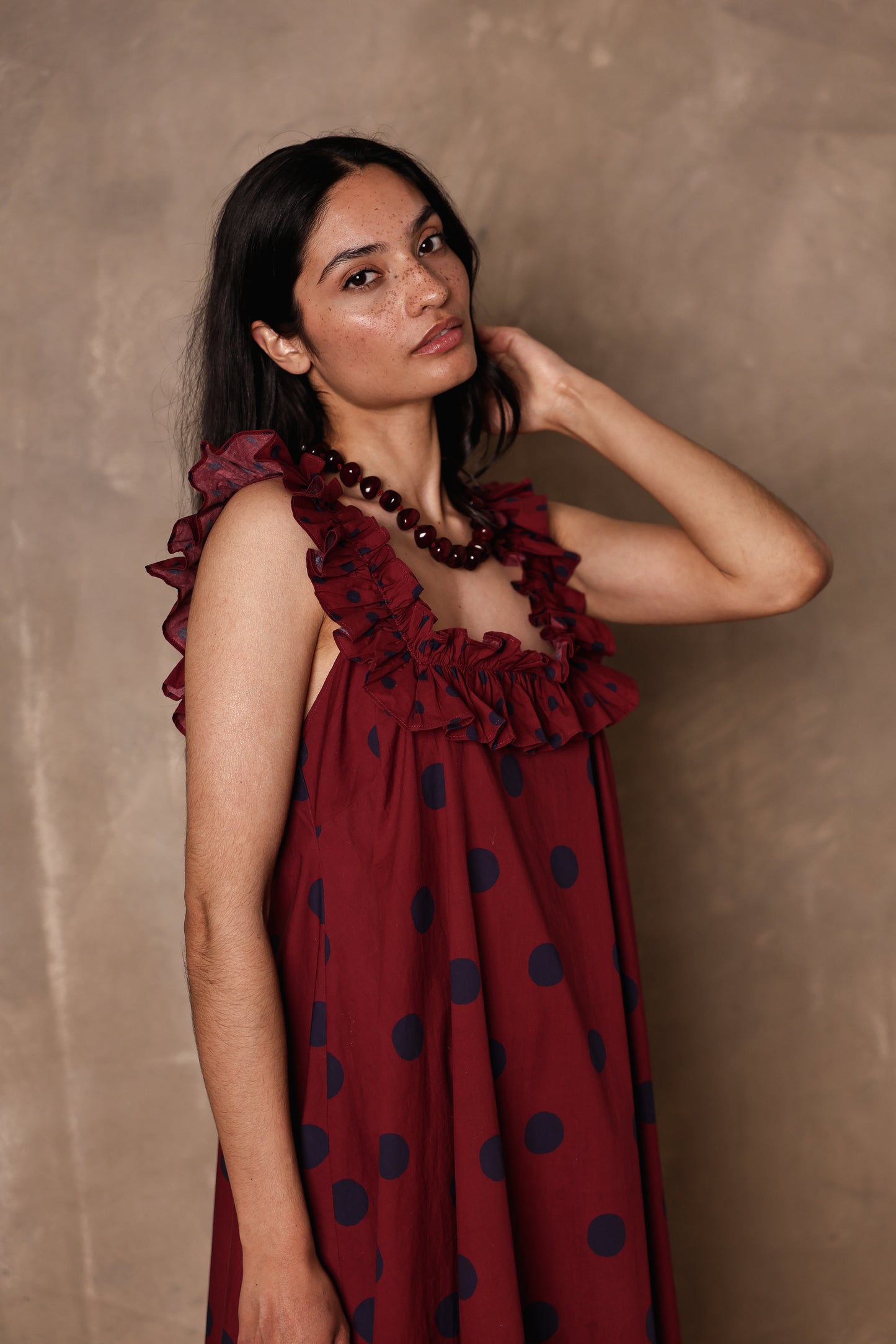 Penelope organic cotton ladybird dress