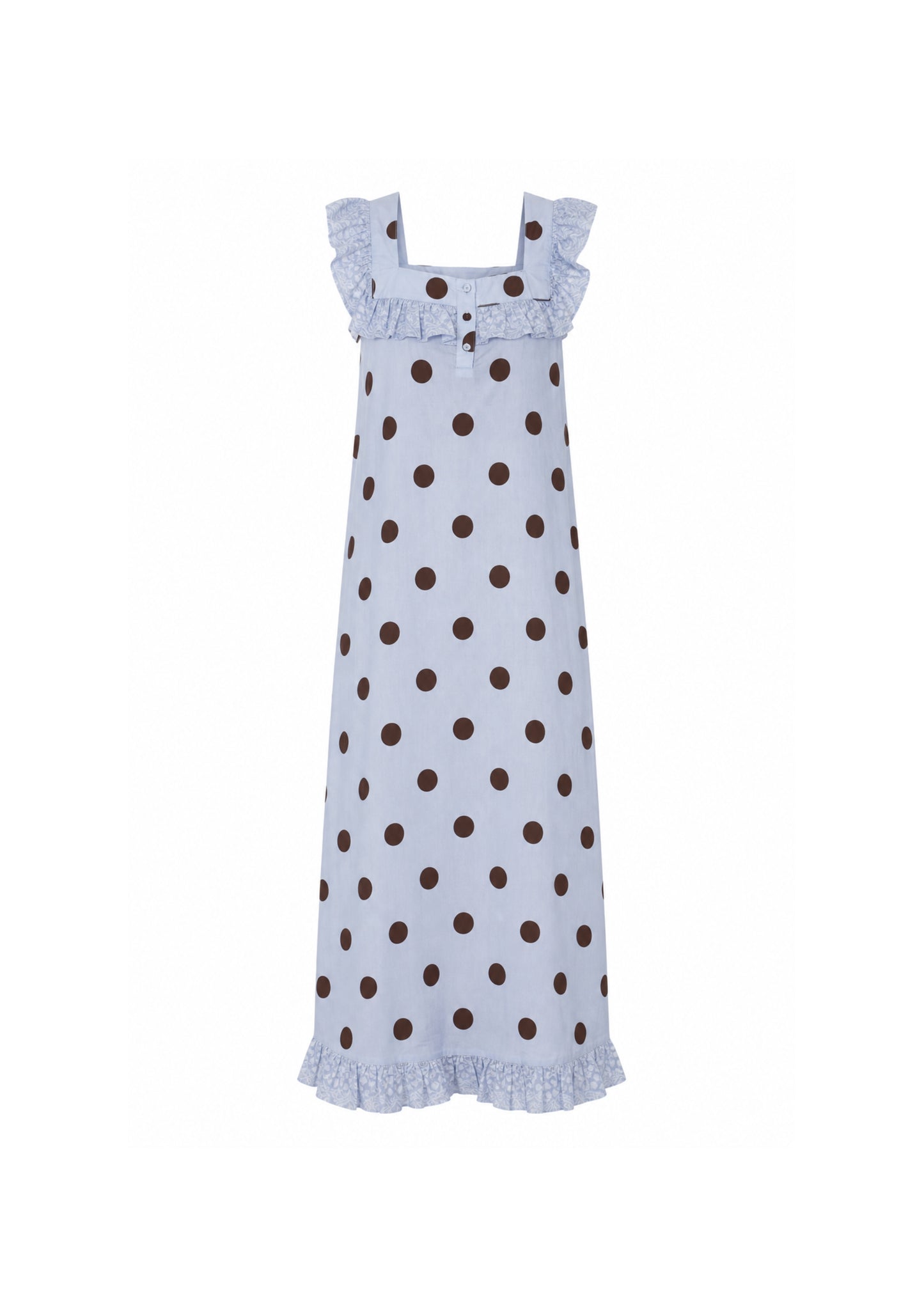Lucinda organic cotton blue dress