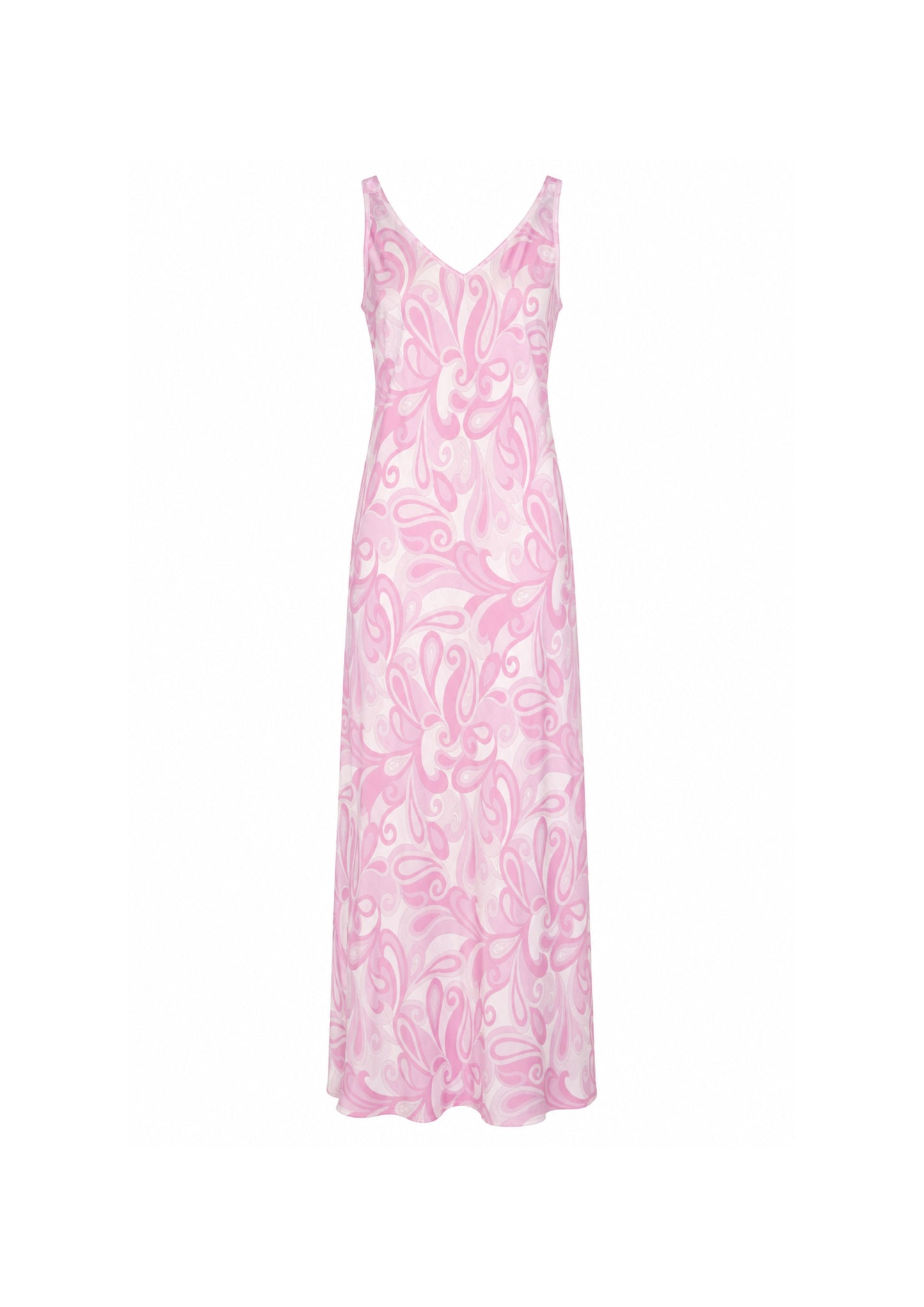 Teresa silk-blend swirl dress