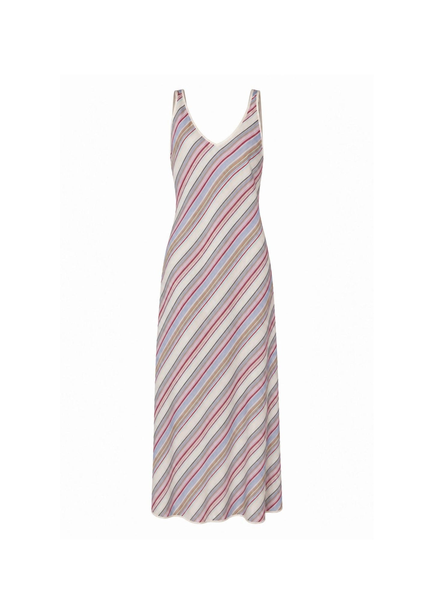 Teresa silk-blend stripe dress