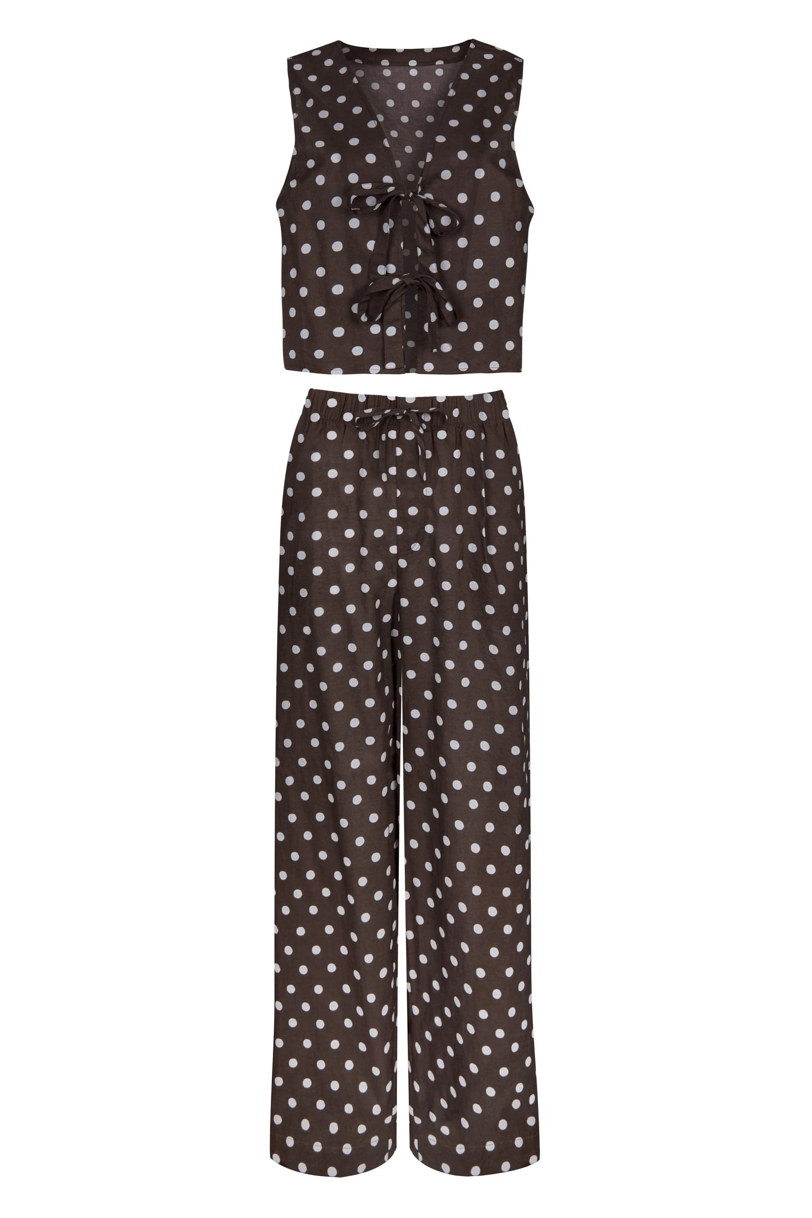 Mia Polka Dot Cotton Set