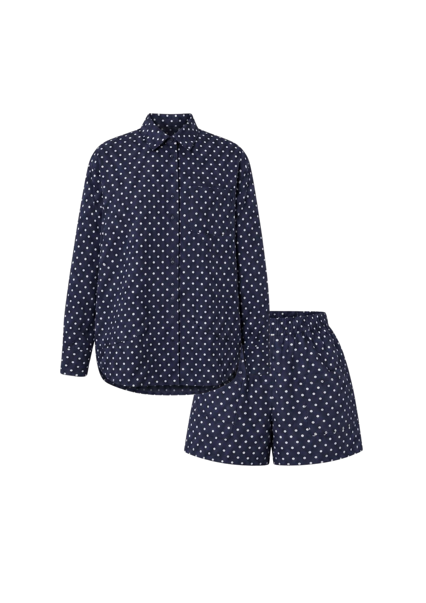 Jessie organic cotton navy set