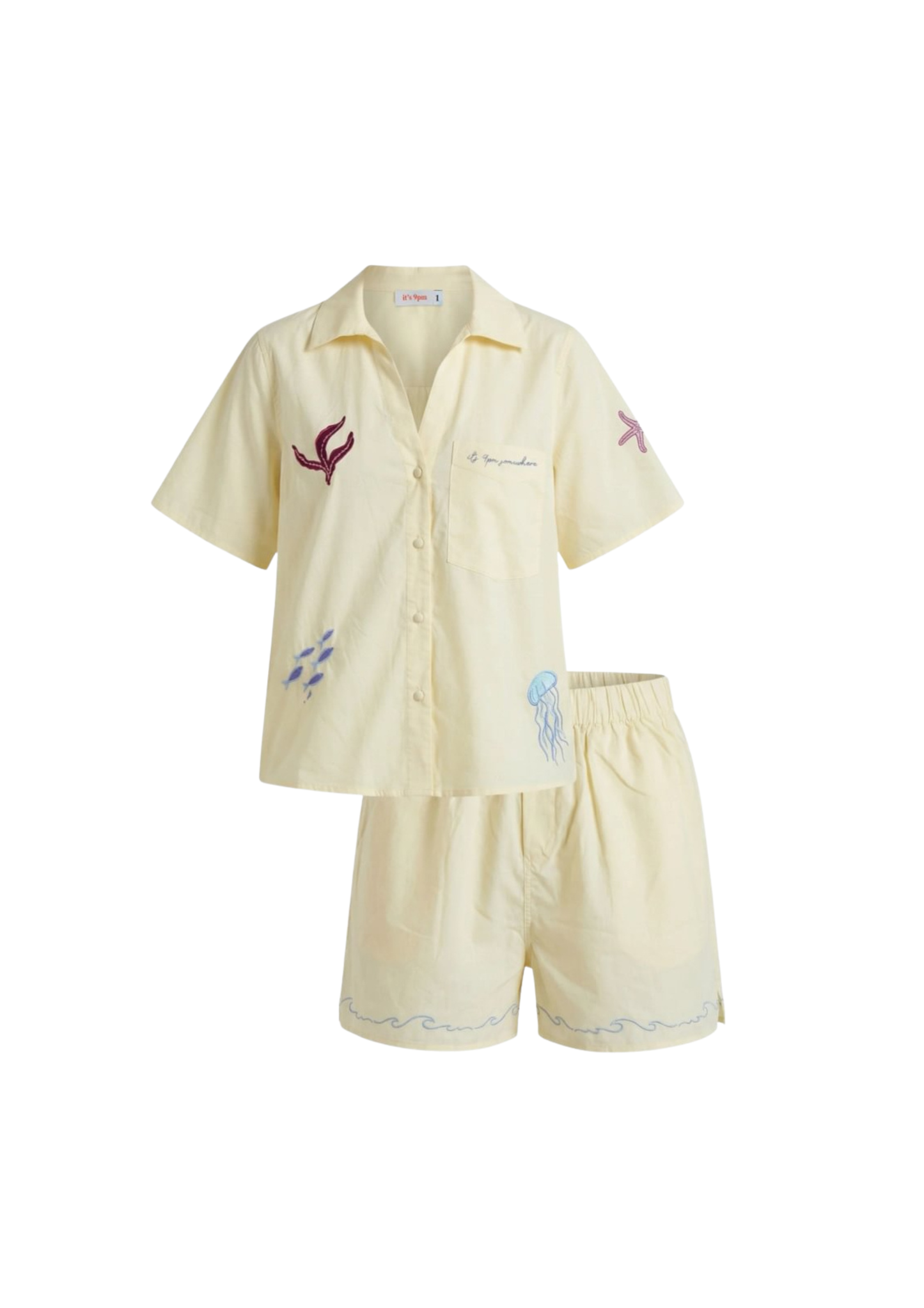 Matilda Oceanus organic cotton embroidery set