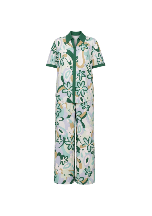 Antibes green floral set