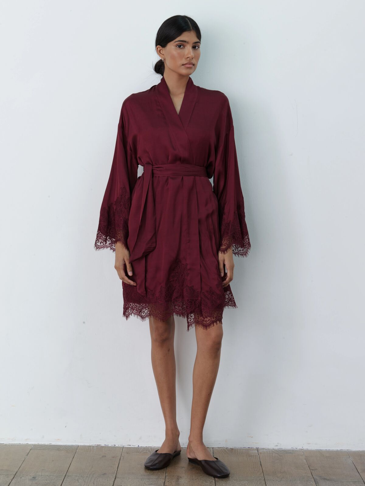 Venice lace robe