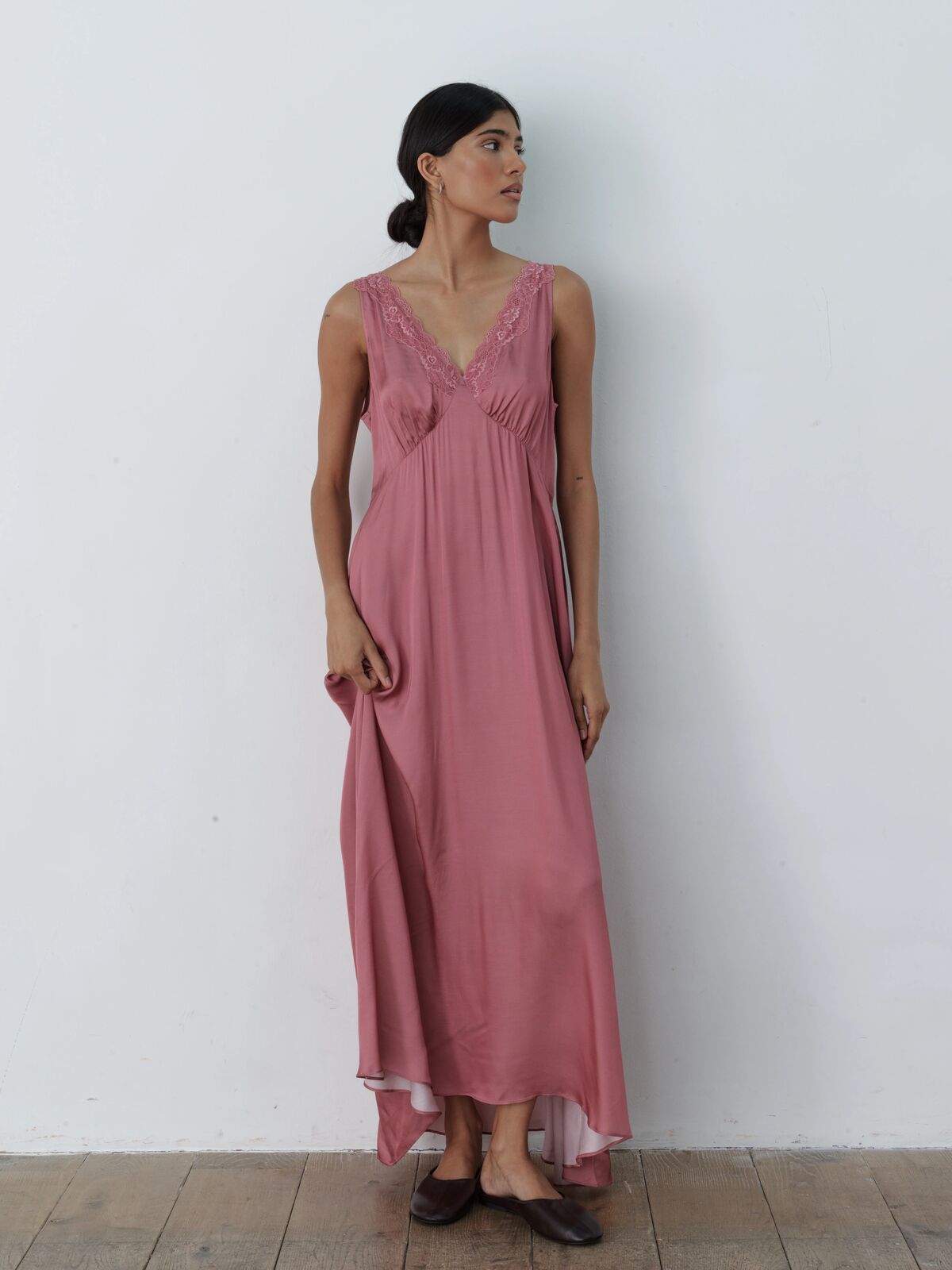 Shauna satin dress