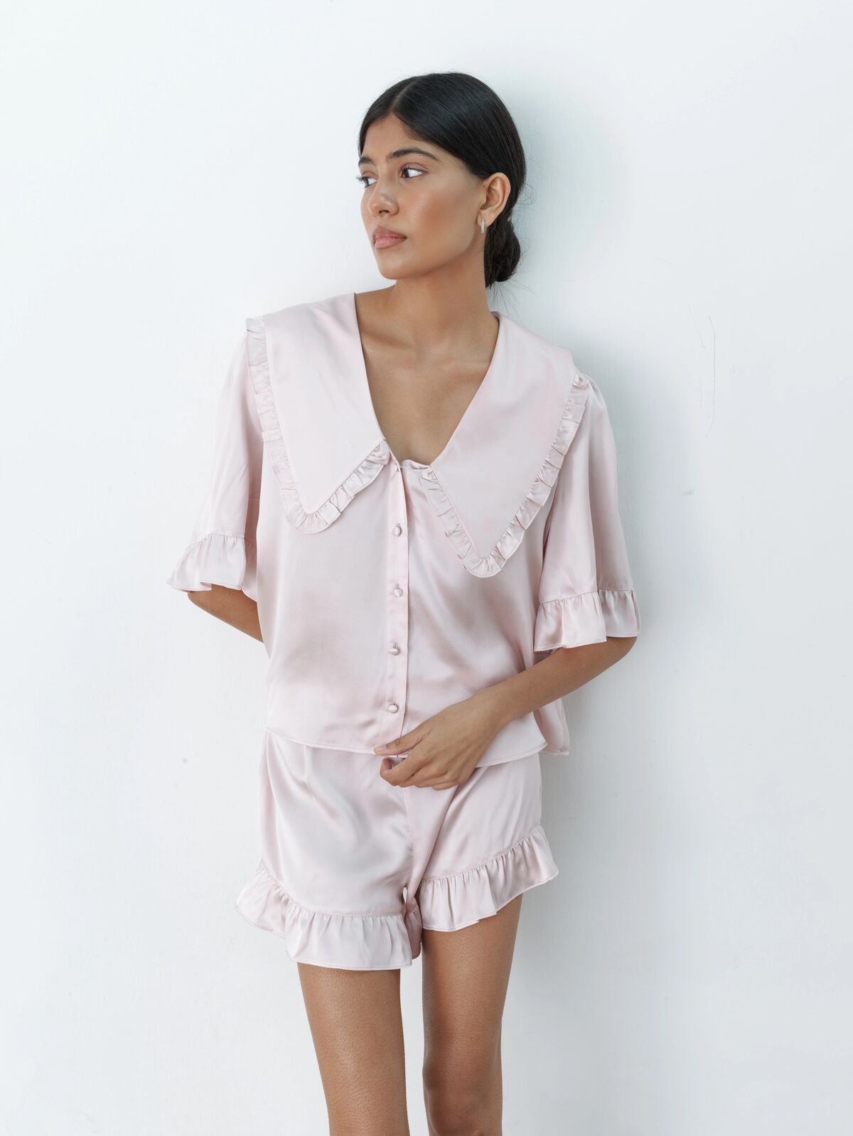 Luna rose silk set