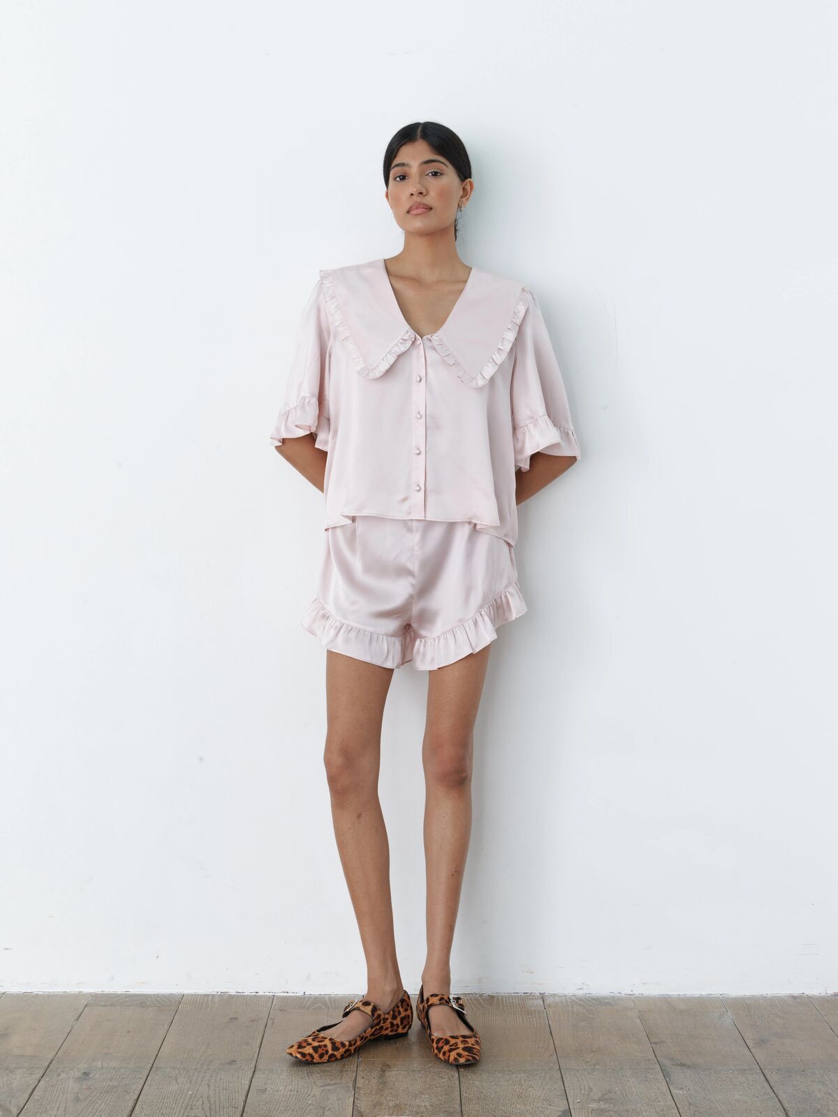 Luna rose silk set