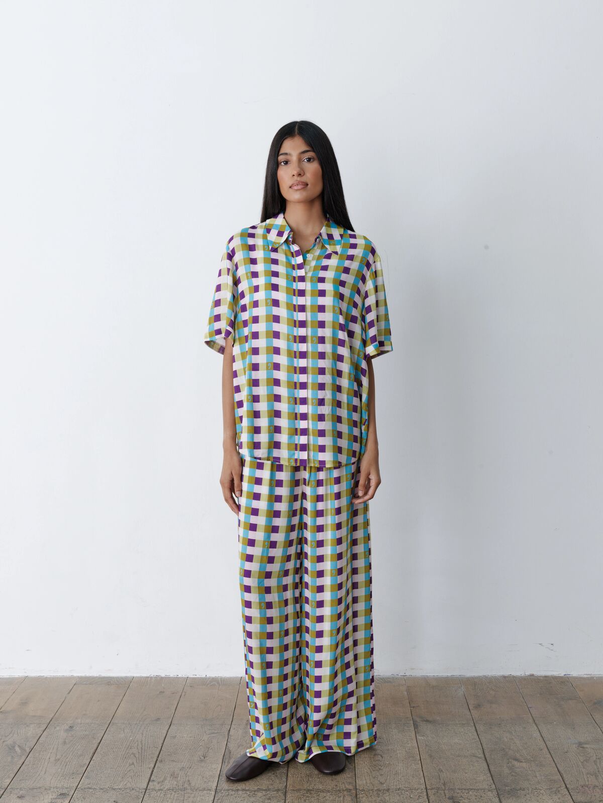 Antibes set 70s check