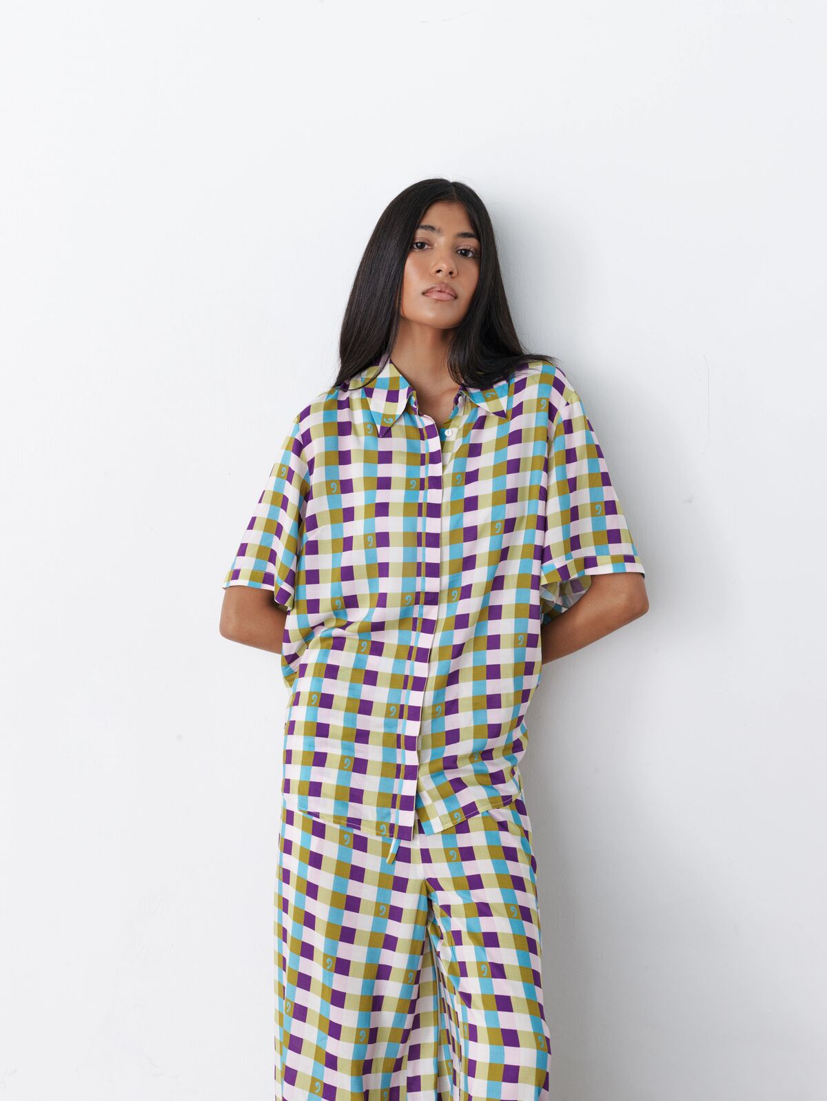 Antibes set 70s check