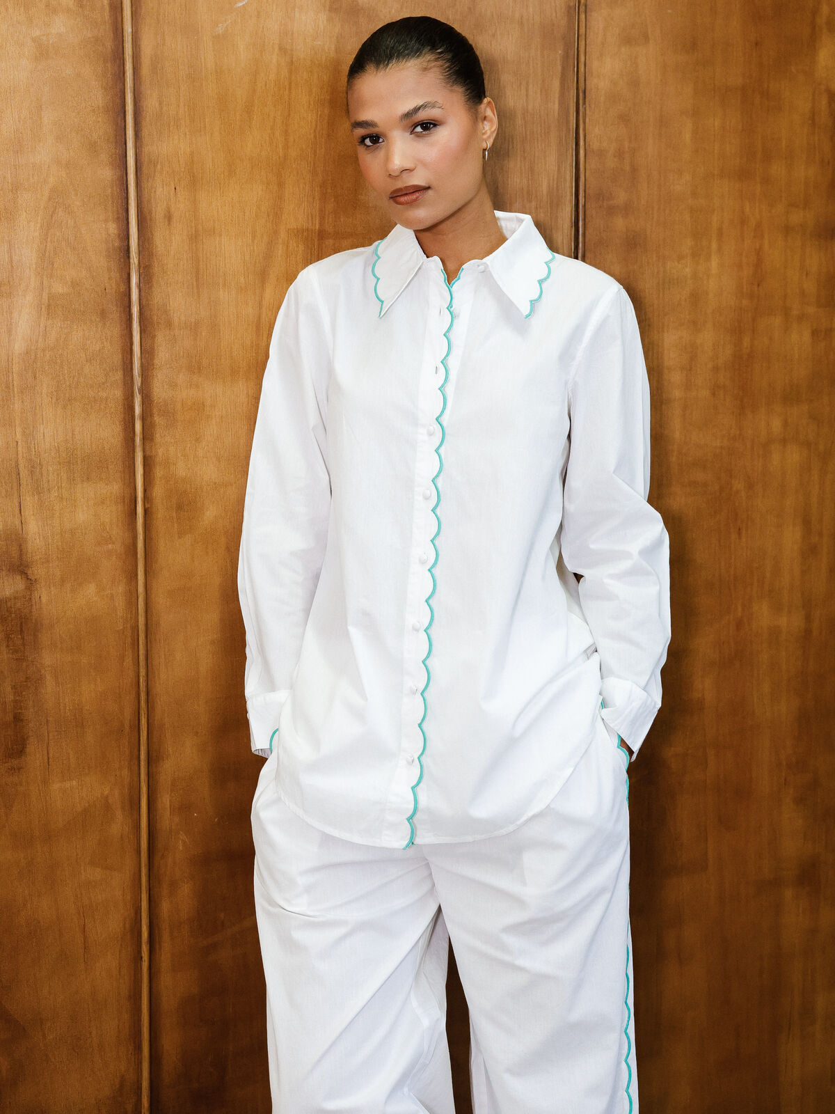 Ariel White Organic Cotton Set