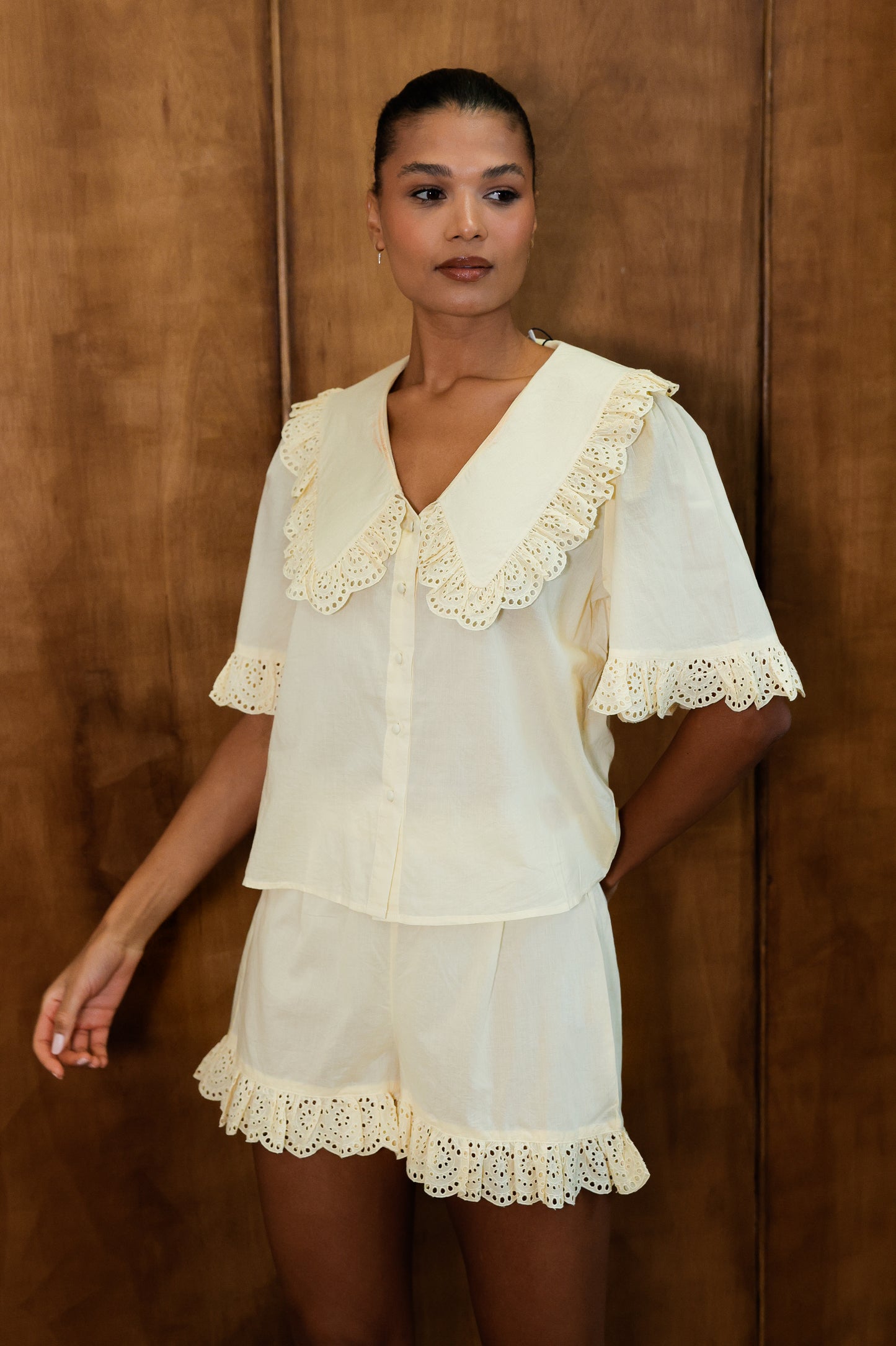 Luna Broderie Anglaise Set