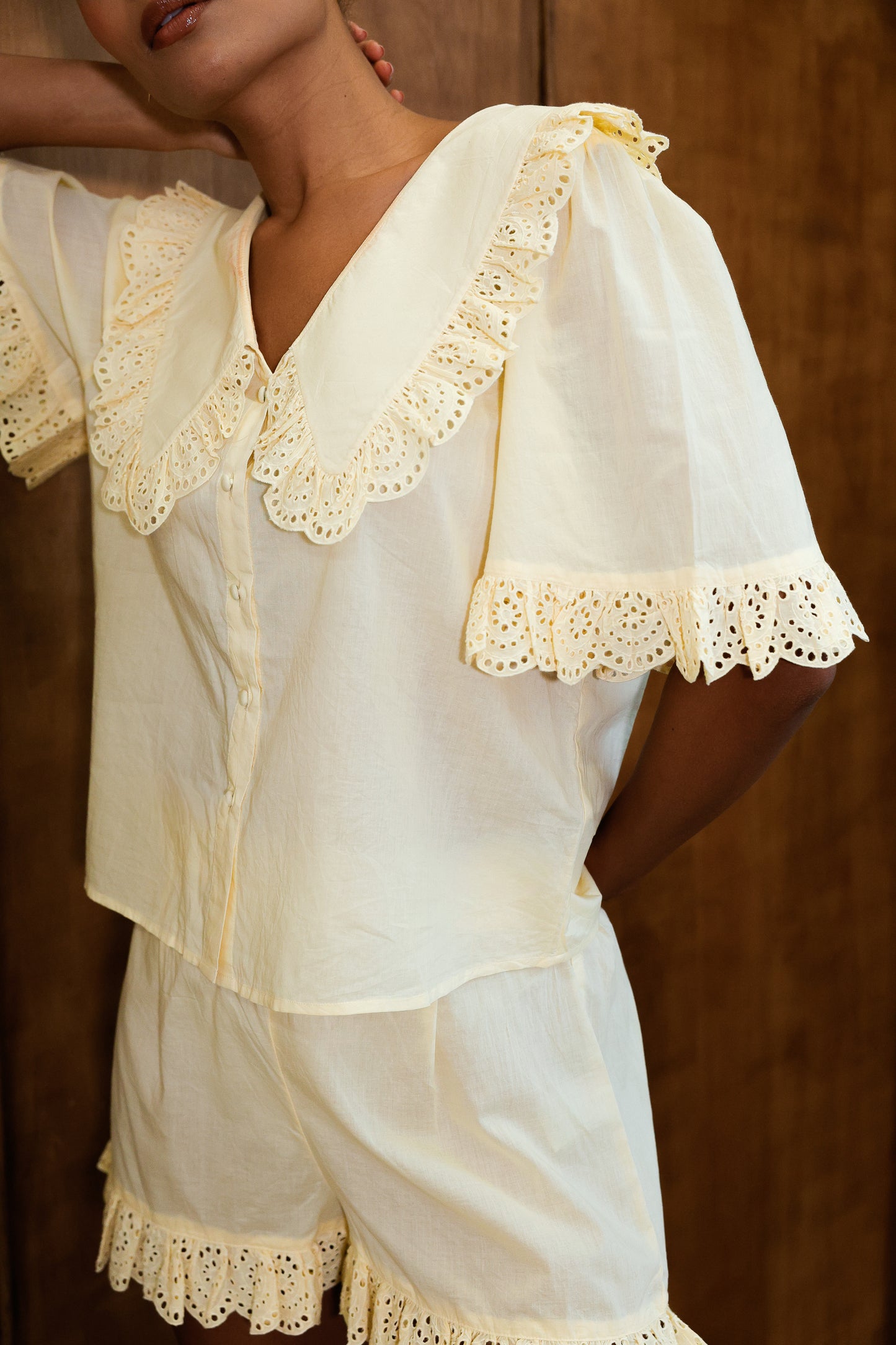 Luna Broderie Anglaise Set