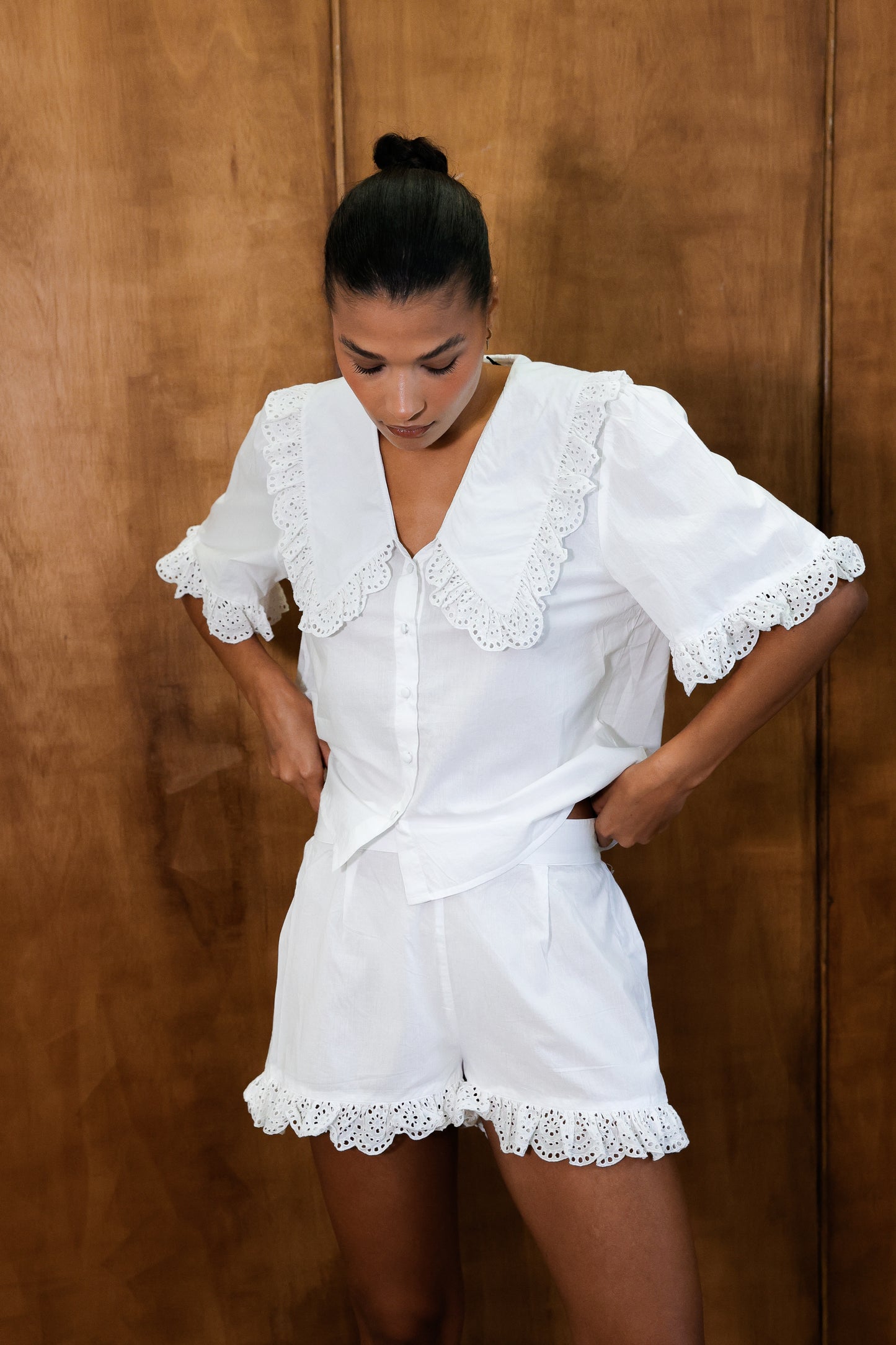 Luna Broderie Anglaise Set