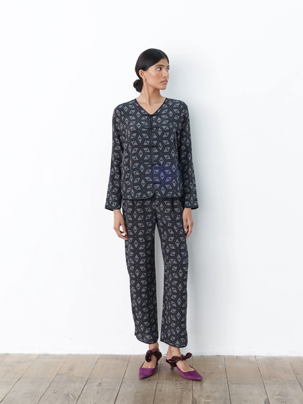 Bee Silk Trouser