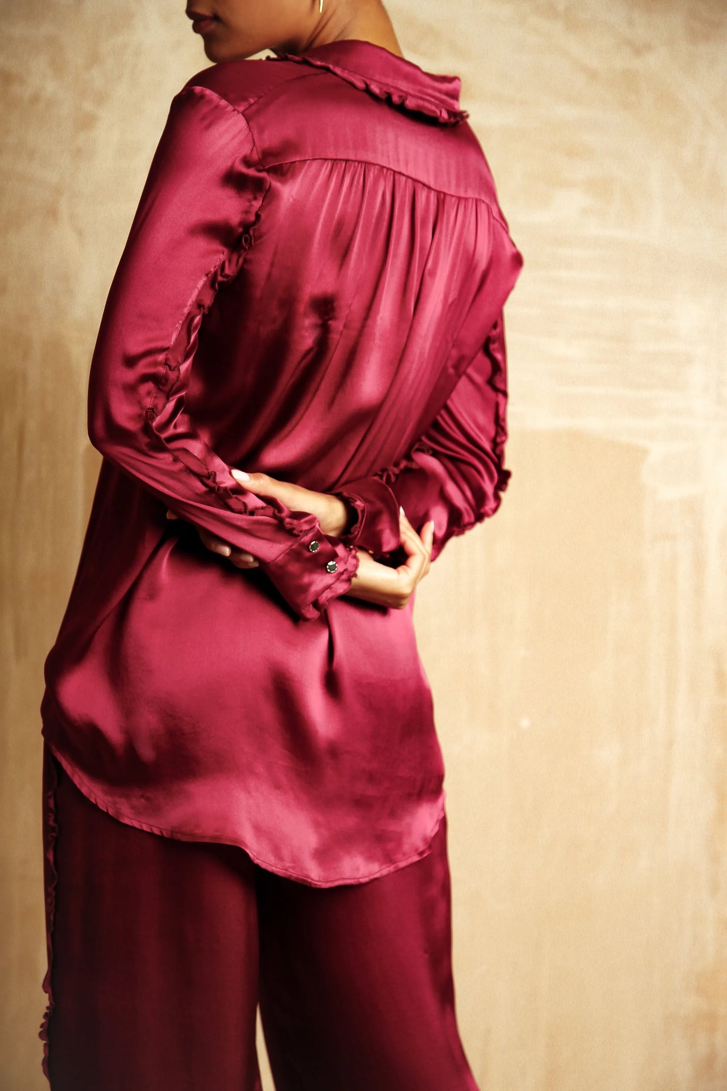 Vogue Ruby silk set