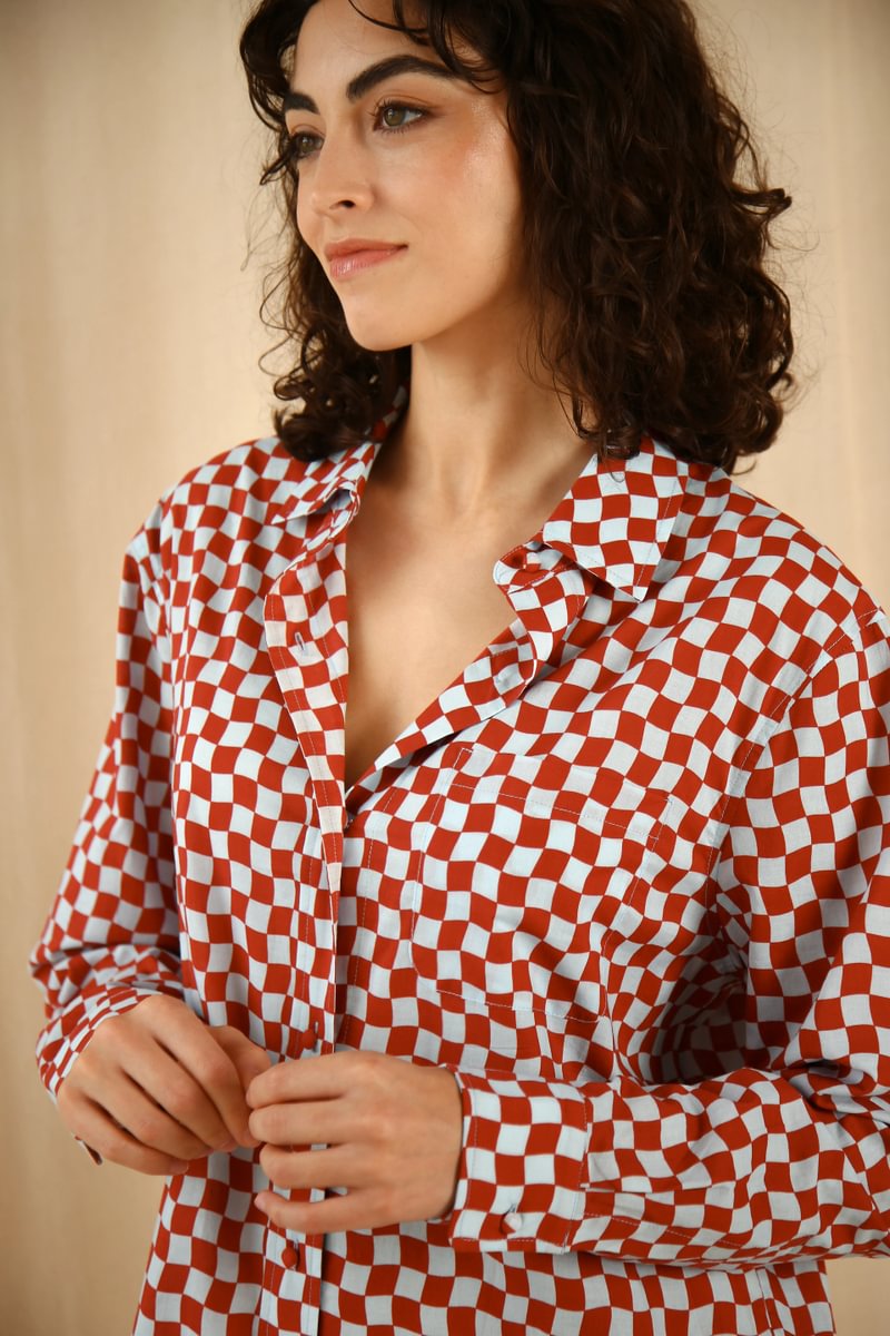 Lila Chili Checkerboard set