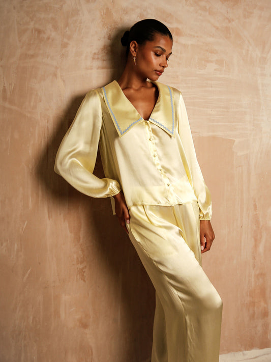 Frenchie Pear Silk Set