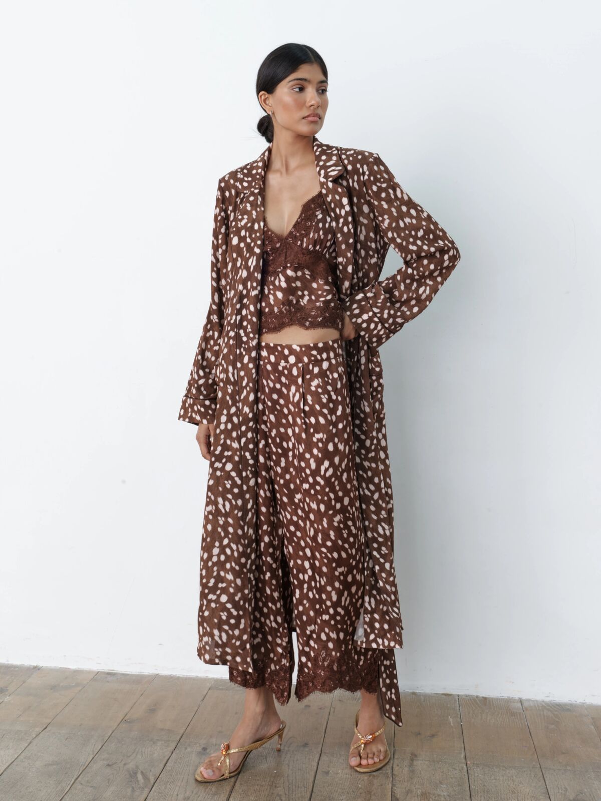 Jasmine lace trouser bambi