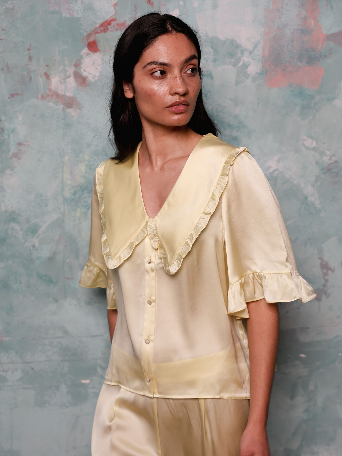 Selene pear silk set